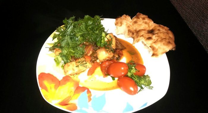 Буглама по‑грузински с помидорами в собственном соку