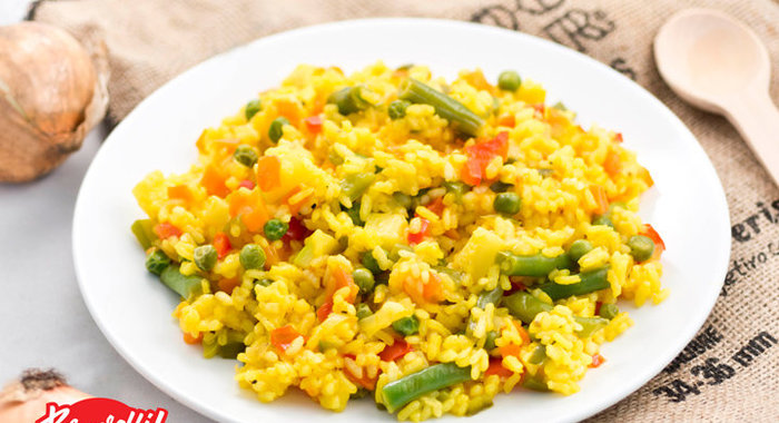 Овощная паэлья