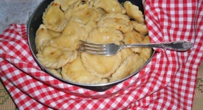 Вареники с морепродуктами