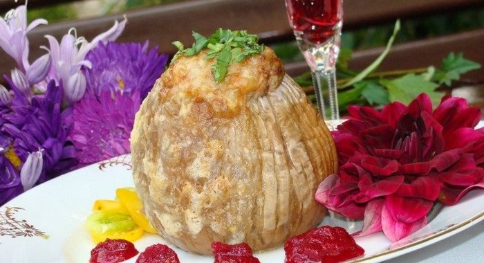 Фаршированные баклажанные бочонки