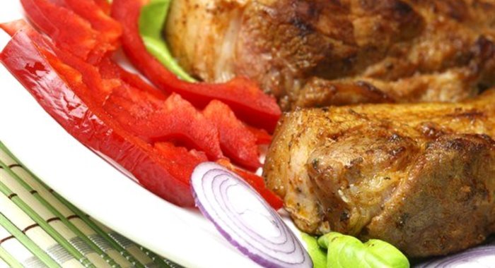 Печеная свинина