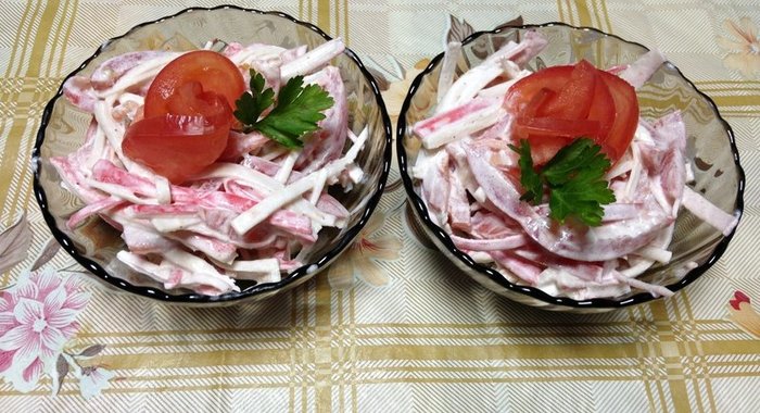 Салат из крабовых палочек