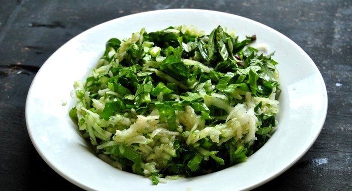 Тайский салат с дайконом