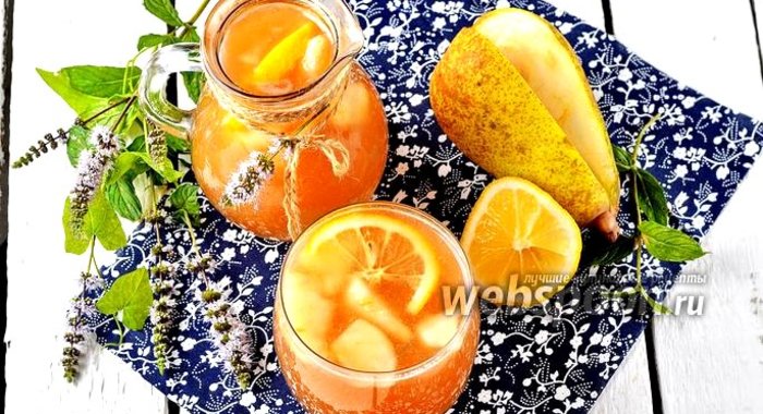 Грушевый лимонад