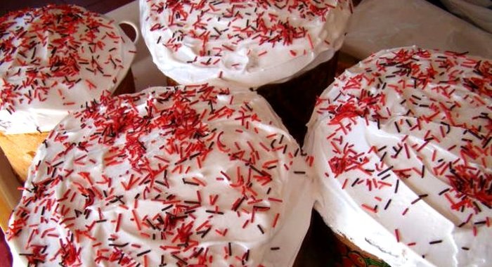 Пасха со взбитыми белками