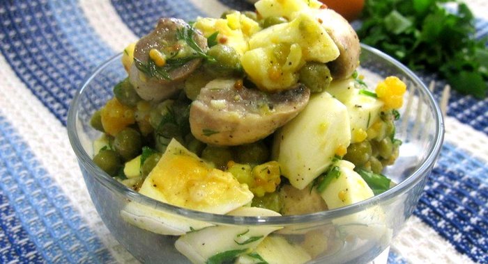 Салат яичный