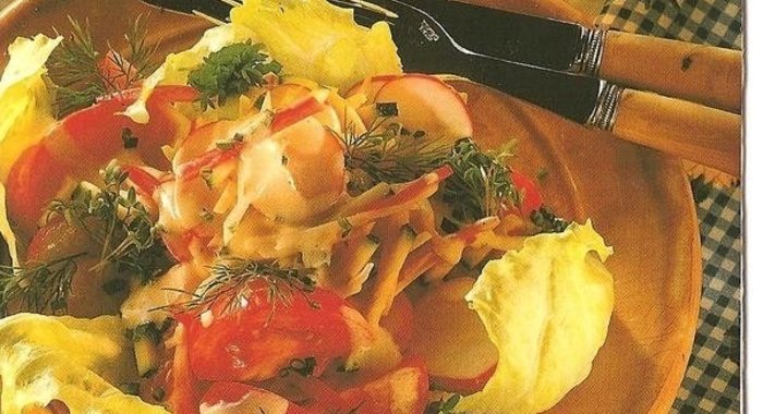 Овощной салат «Весенняя радость»