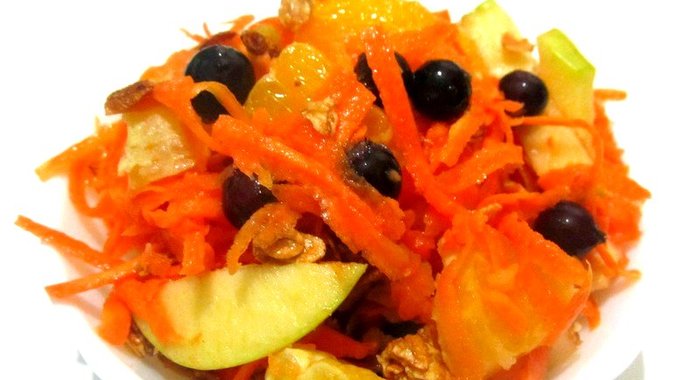 Быстрый фруктовый салатик