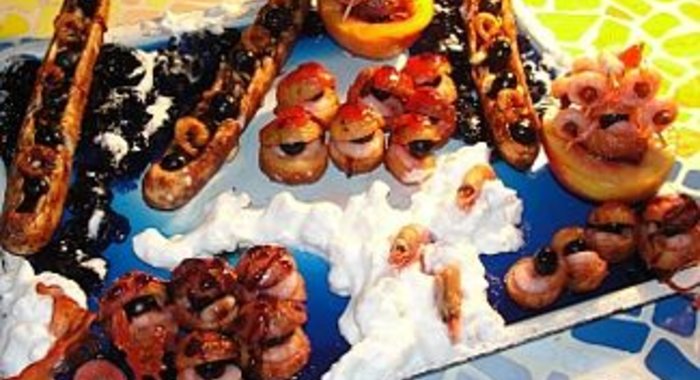 Салат с креветками