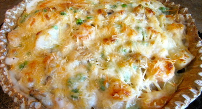 Запеканка из овощей с рыбой