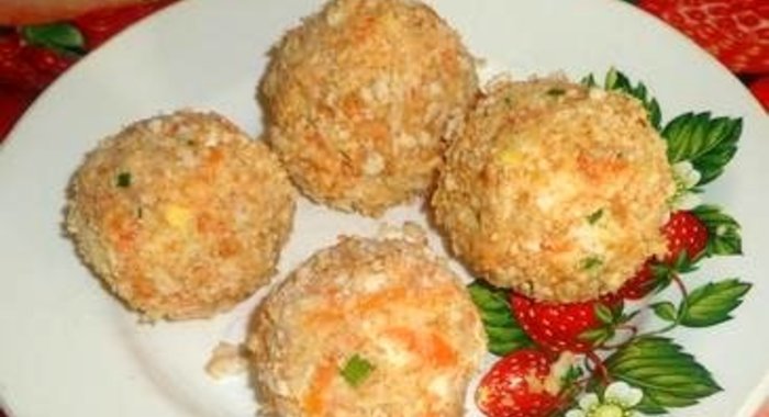 Салатные шарики