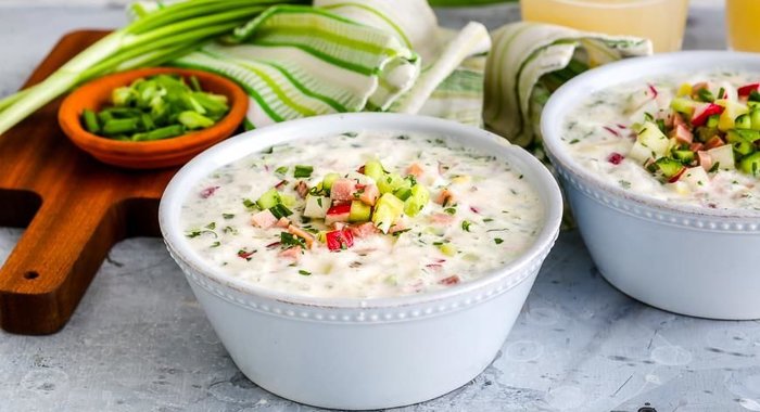 Окрошка с квасом