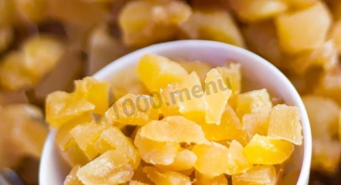 Цукаты из кабачков в сушилке на зиму домашние