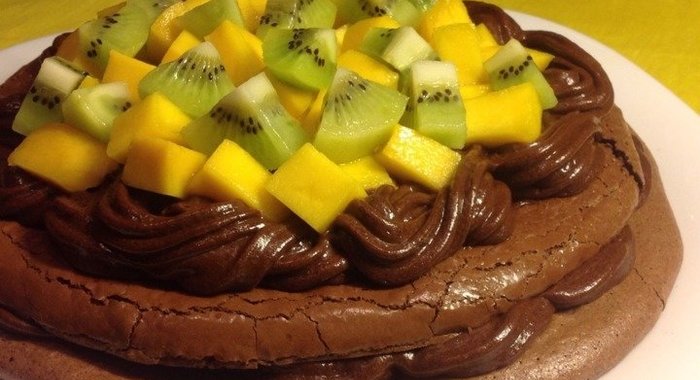 Салат с креветками и яблоками