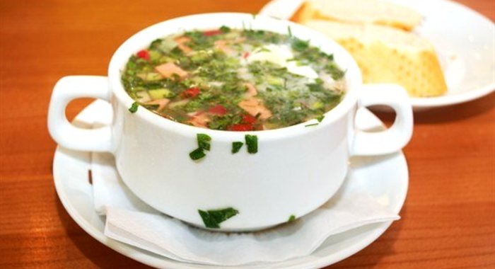 Окрошка мясная