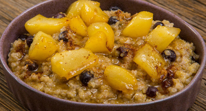 Каша из киноа с соте из груш: пошаговый рецепт