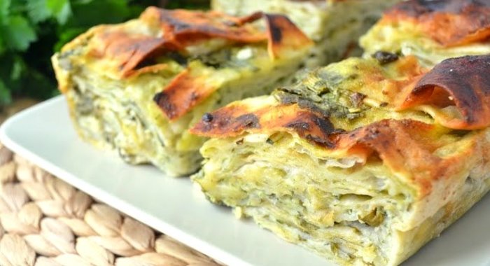 Лазанья из лаваша овощная