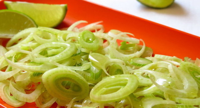 Салат из фенхеля с лаймом