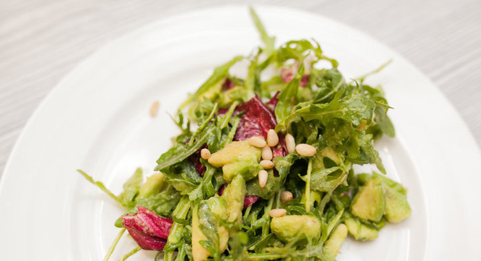 Легкий зеленый салат