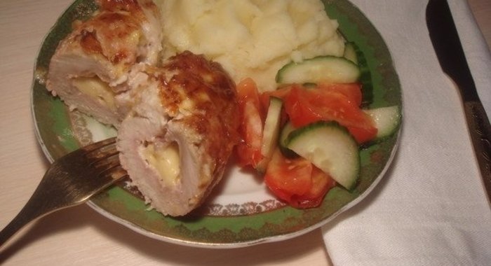 Салат с апельсинами и финиками