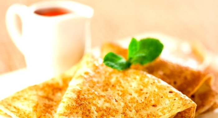 Блинчики на сыворотке тонкие