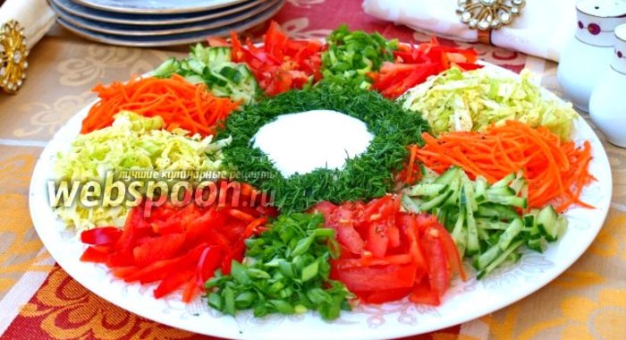 Салат «Козёл в огороде»