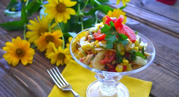 Салат Морской конек