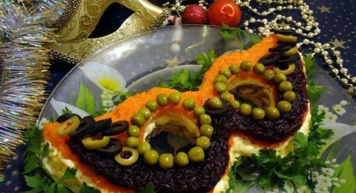 Салат Новогодняя маска