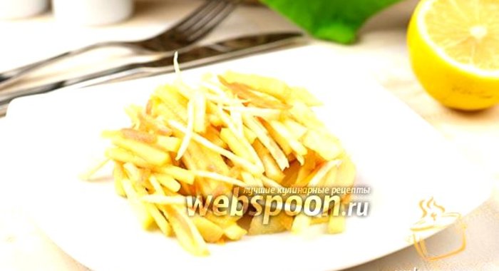 Салат из сельдерея с яблоками