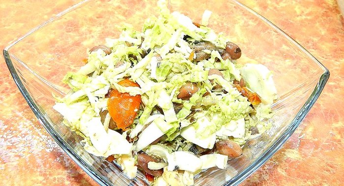 Тосканский деревенский салат