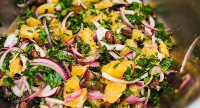 Марокканский апельсиновый салат