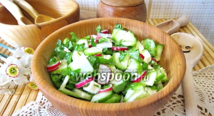 Салат со щавелем витаминный