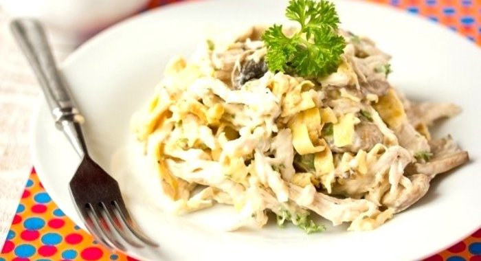Салат «Рваная курица»