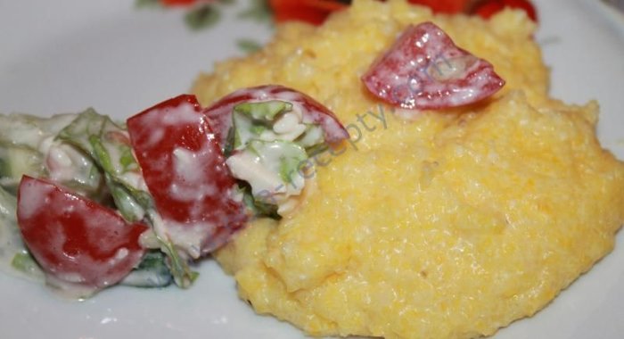 Праздничная кукурузная каша-бануш по-мукачевски