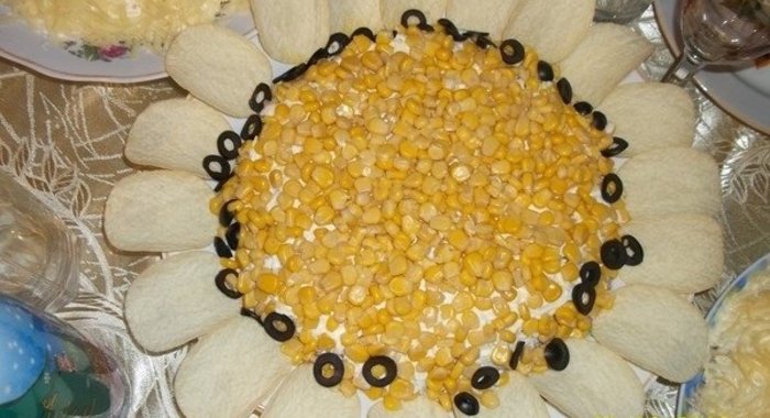 Салат «Подсолнух»