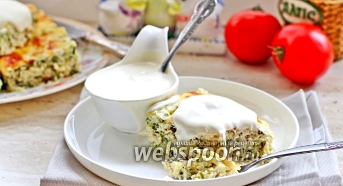 Запеканка из кабачков и курицы