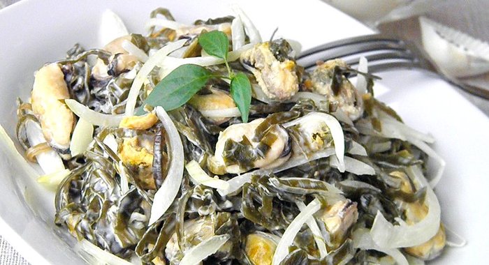 Салат из мяса мидий