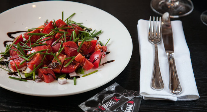 Салат из помидоров