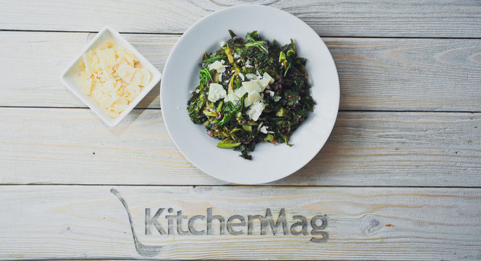 Теплый салат из капусты: пошаговый рецепт