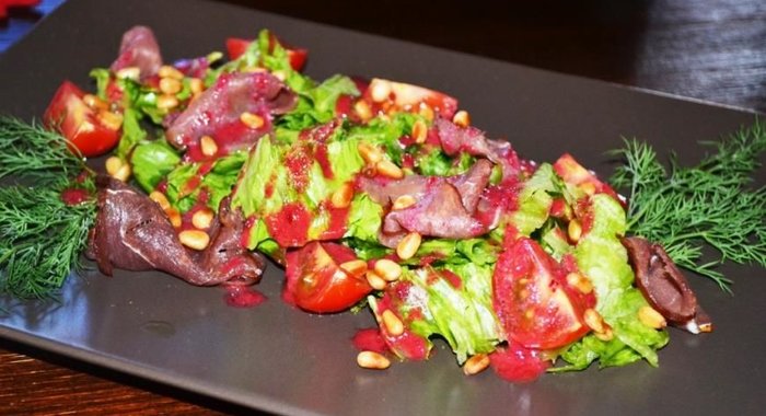 Овощной салат с булгуром