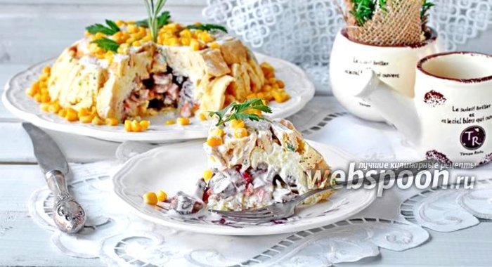 Салат Кружевница