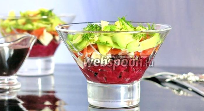 Салат со свёклой и фейхоа
