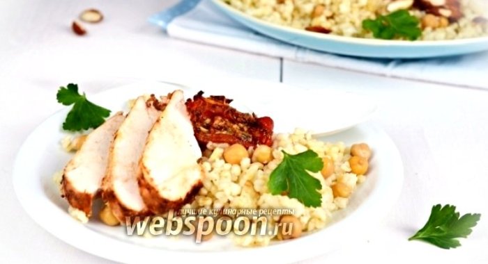 Салат из булгура с курицей