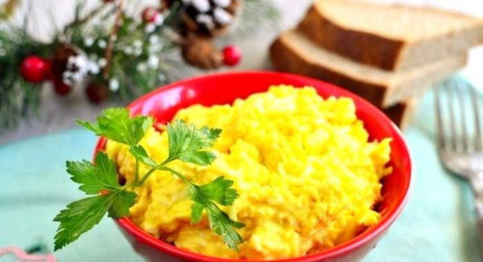 Салат с плавленым сыром