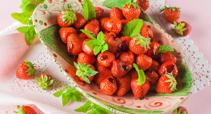 Клубничный салат