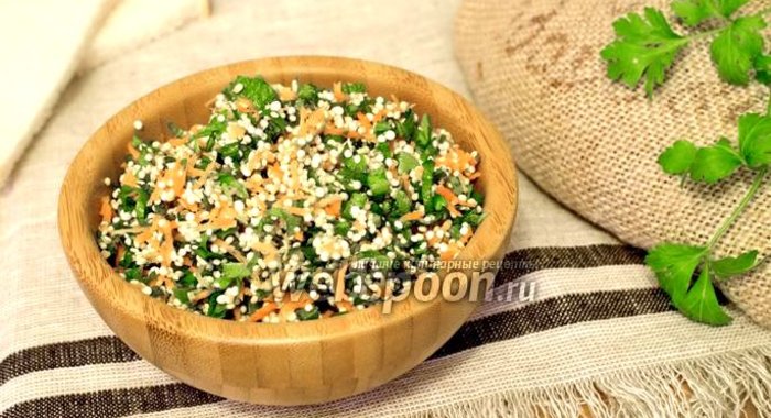Салат из пророщенного киноа