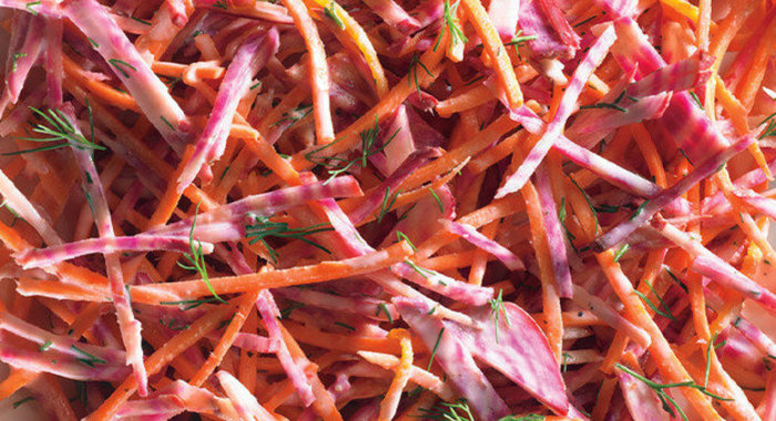 Свекольно-морковный салат