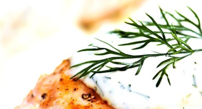 Укропный крем с лимоном