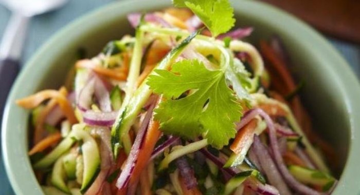 Салат из цукини с морковью и лимоном