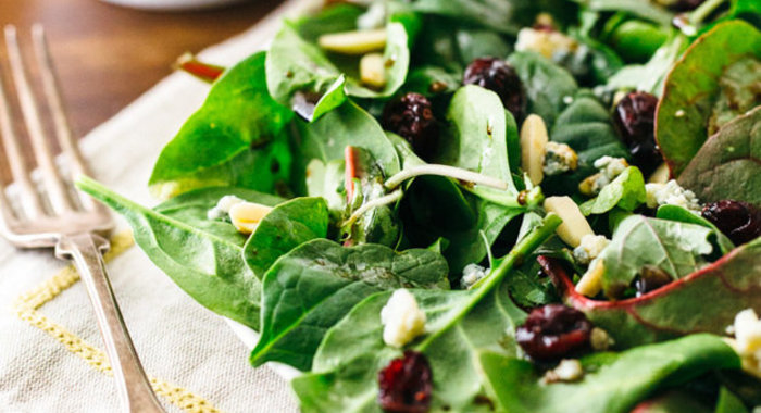 Простой зеленый салат